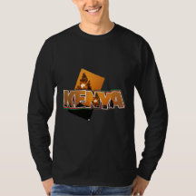 Kenya Paysage T-shirt à manches longues noir