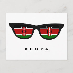 Kenya Shades texte personnalisé et carte postale c
