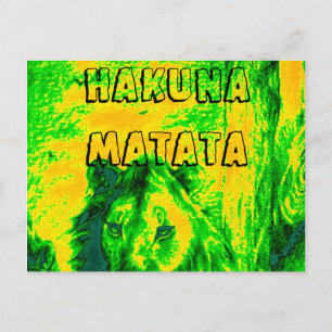 Kenya Simba Lion Mara carte postale safari