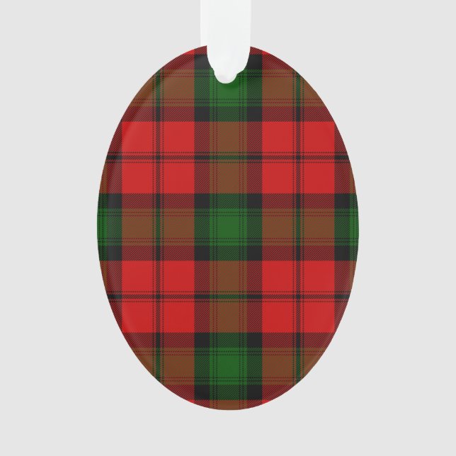 Kerr tartan rouge vert plaid (devant)