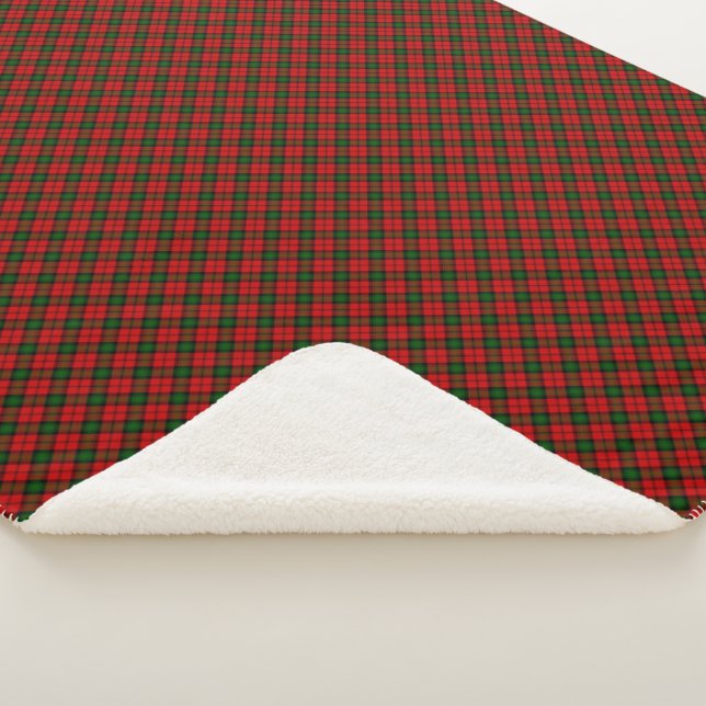 Kerr tartan rouge vert plaid (3/4)