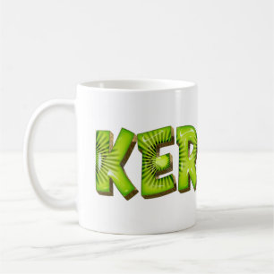 Kerstin s'appelle Kiwi Style Tasse Teetasse Café