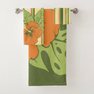 Ketmie hawaïenne de plage de Banzai florale et