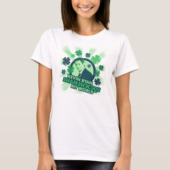 Kevin Ryan du Tshirt "Shamrocks mon monde" du chât (Devant)