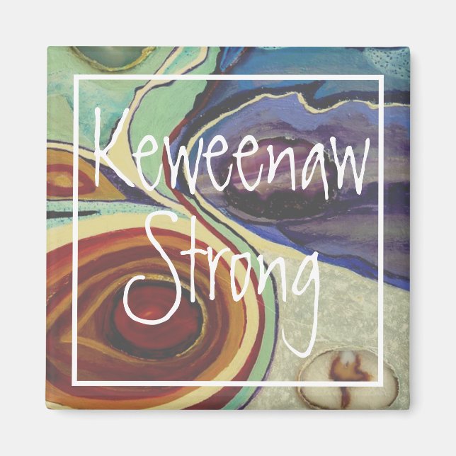 Keweenaw aimant agate puissant (Devant)