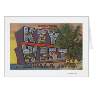 Key West, Floride - Scènes de grandes lettres