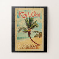 Key West Jigsaw Puzzle Floride Palm Tree Beach