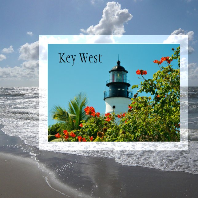 Key West Lighthouse, Key West, carte postale Flori (Créateur téléchargé)