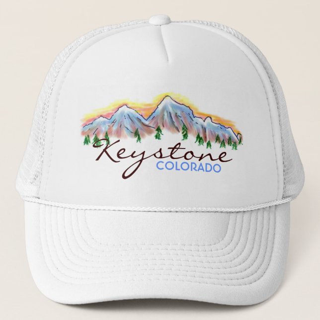Keystone Colorado montagne pittoresque casquette s (Devant)