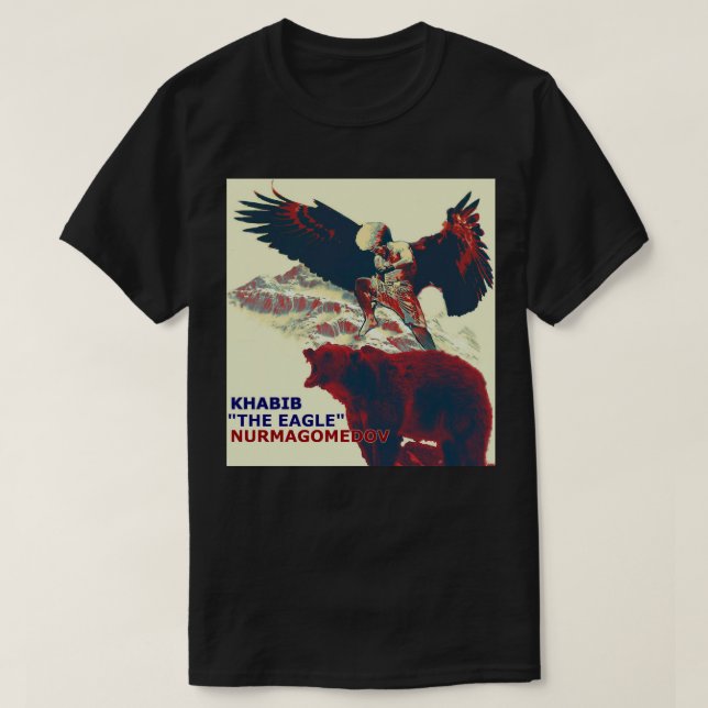 Khabib L'aigle Nurmagomedov classique T-shirt (Design devant)