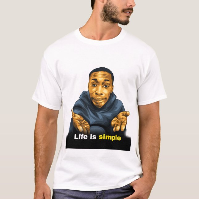 Khaby Lame Funny Simple T-shirt (Devant)