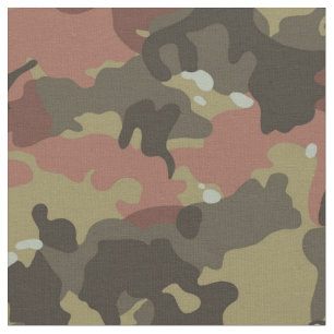 Khaki et tissu militaire Camo Brown