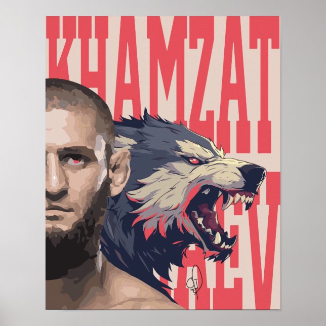 Khamzat Borz Chimaev Poster (Devant)