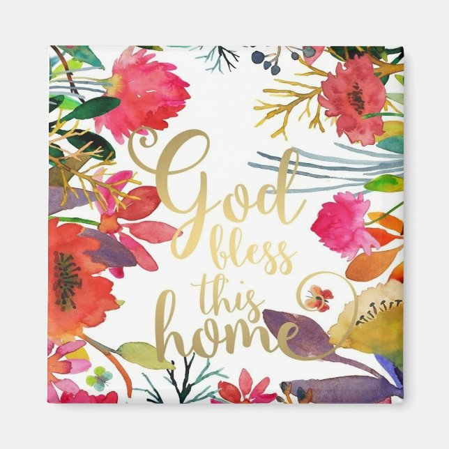 KHS Dieu bénit cet aimant domestique (Devant)