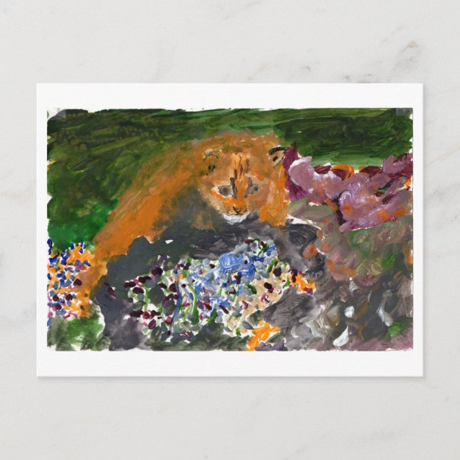 Kia la carte postale du chat (Devant)