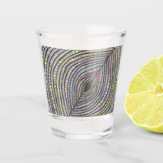 Kian | Verres à Shot d'Art Abstrait Dessiné à la M