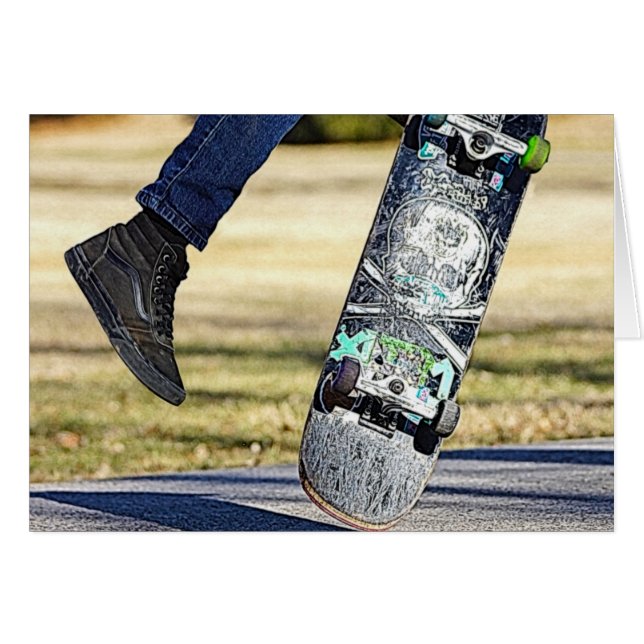 Kick Flip It à la peinture (Devant Horizontal)