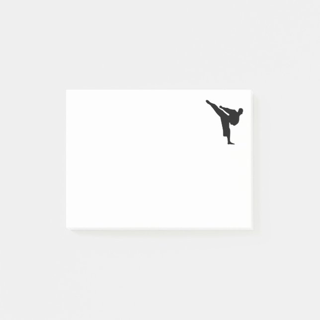 Kickboxing - Karate Post-it Notes (Devant)