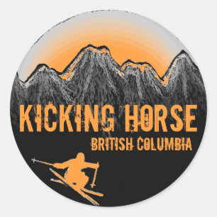 Kicking Horse Colombie-Britannique stickers de ski
