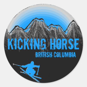 Kicking Horse Colombie-Britannique stickers de ski