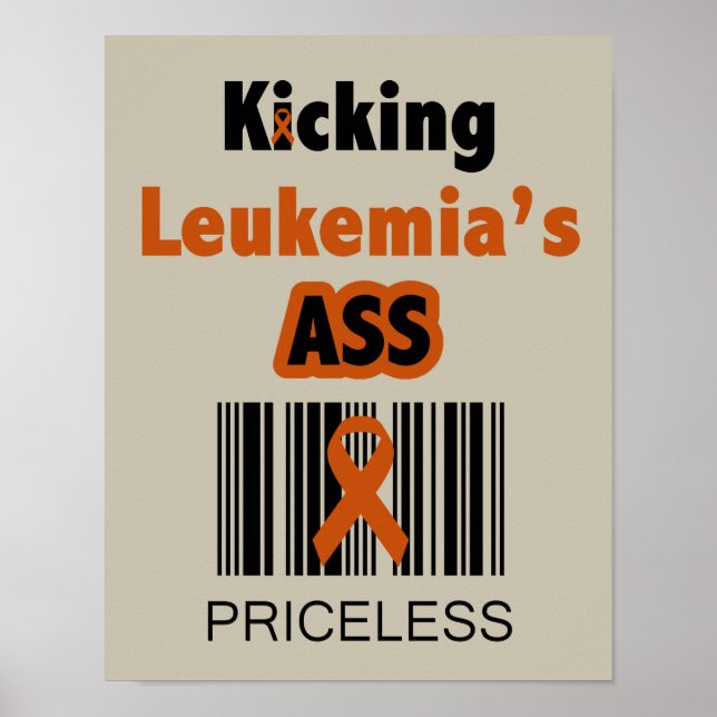 Kicking Leukemia - Affiche inestimable (Devant)