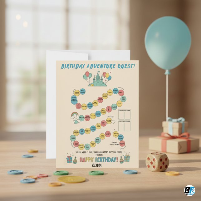 Kids Birthday Adventure Quest Game Party Activity  (Créateur téléchargé)