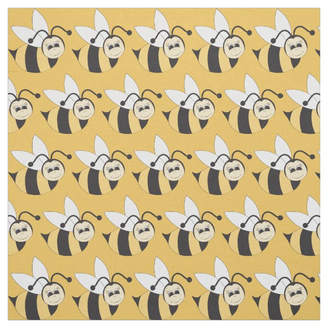 Kids Bumble abeille motif pima tissu coton (Échantillon)