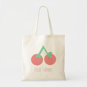 Kids Cherry Fruit Library Sac fourre-tout de livre