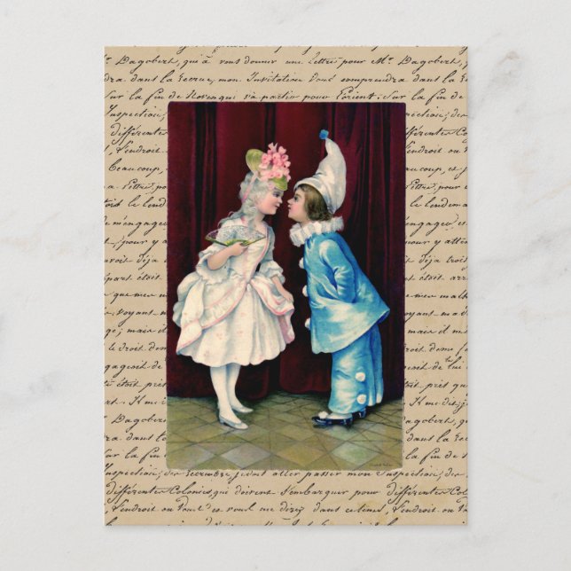 Kids Curtsy ~ Postcard / Invitations (Devant)