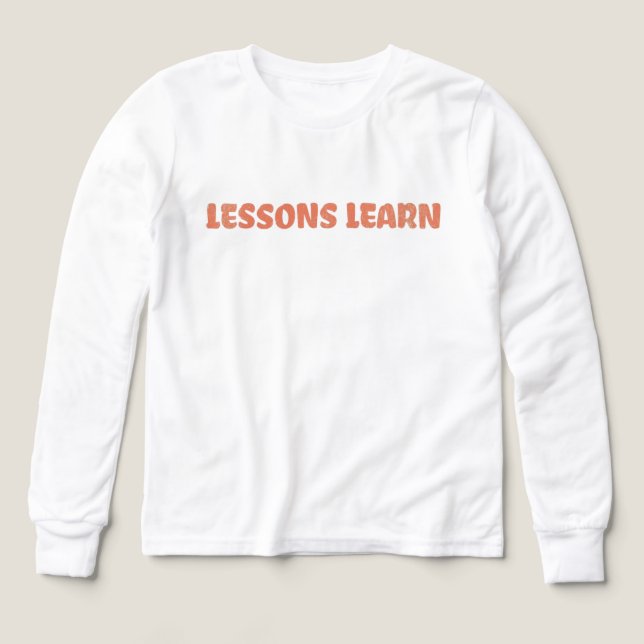 Kids Energy Flow Lessons Learn T Shirt  (Motif recto)