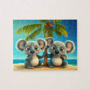 Kids Koalas Jigsaw Puzzle - Tropical