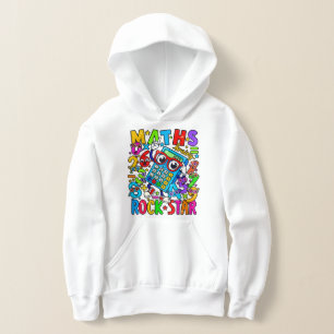 Kids Maths Rock Star Sweat à capuche   École prima