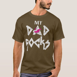Kids My Dad Rocks t-shirt Girls guitare