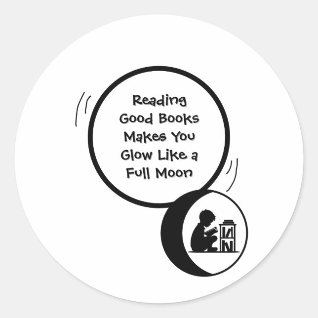 Kids Reading Sticker (Devant)