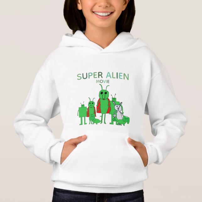 Kids' Super Alien Movie Sweatshirt w/Cast (Devant)