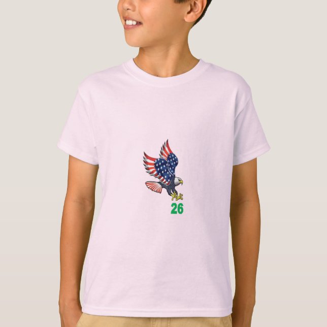 Kids' T-Shirt  pale pink TOP FLIGHT  26 (Devant)