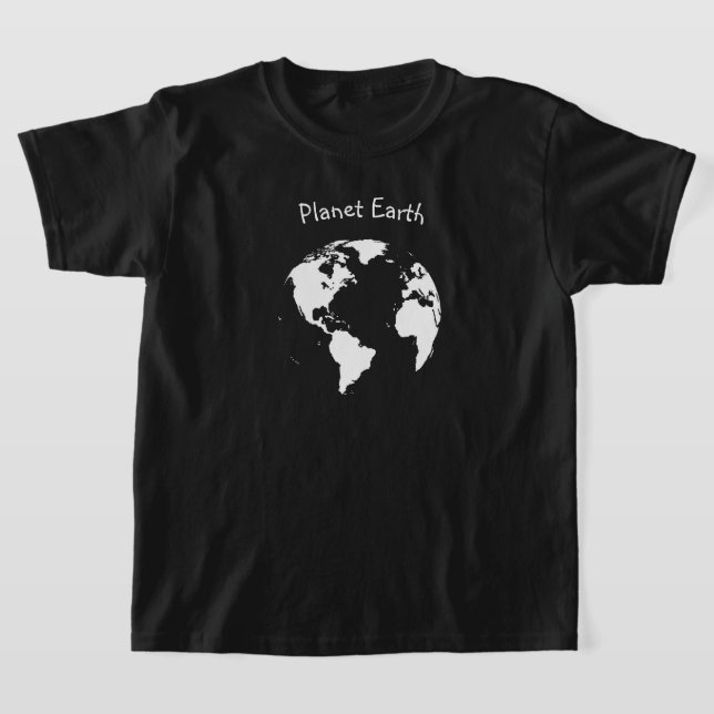 Kids T-Shirt Planet earth. (Poser)