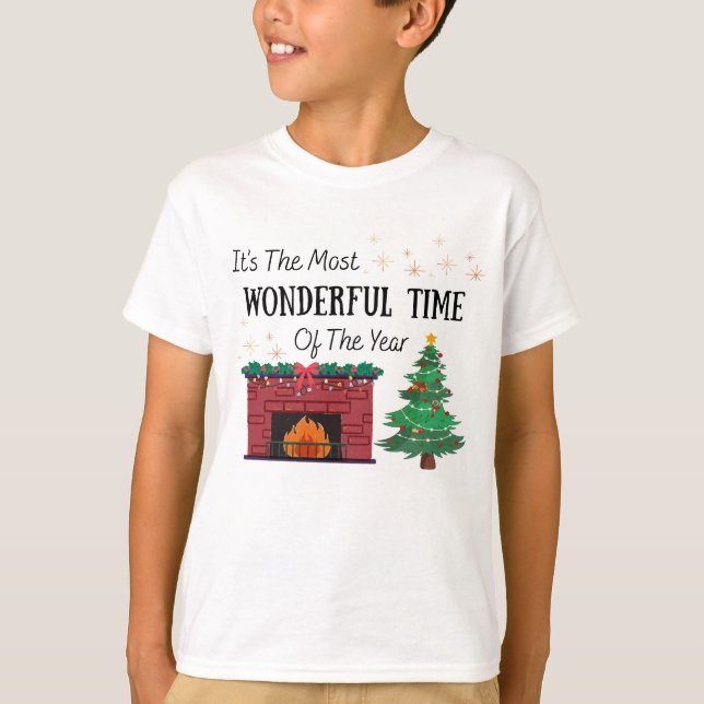 Kids The Most Wonderful Time of The Year T-Shirt (Devant)