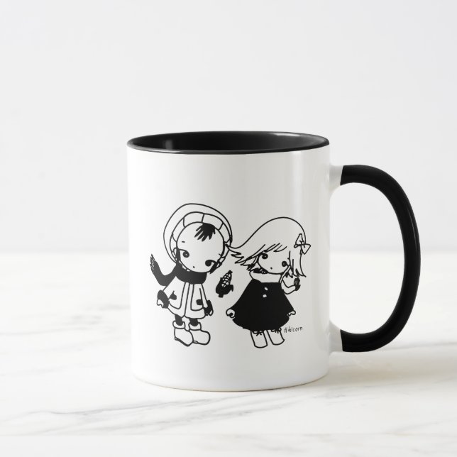 Kikuo Music Radio / Hoshi-kun Tsuki-chan Mug (Droite)