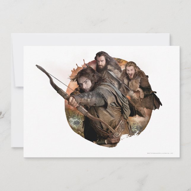 Kili, THORIN OAKENSHIELD™ et Fili (Devant)