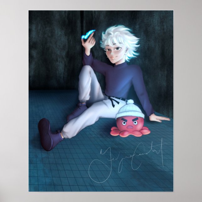 Killua Print, Poster (Devant)