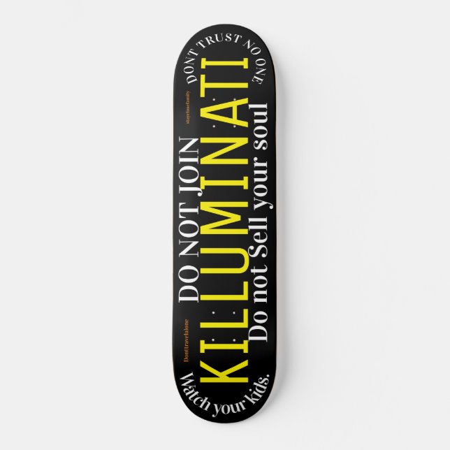 KILLUMINATI 2 Skateboard (Recto)