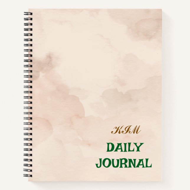 KIM DAILY JOURNAL (Devant)