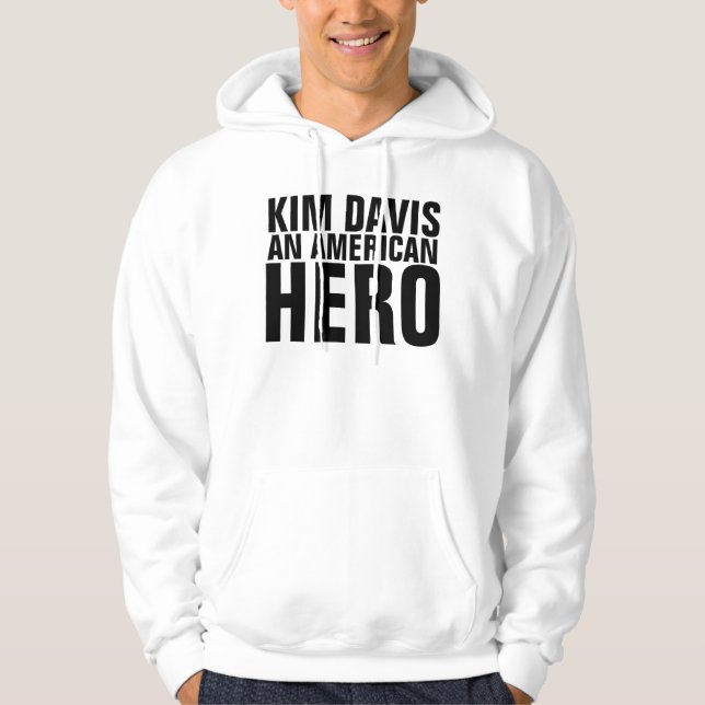 KIM DAVIS UN HERO AMÉRICAIN Sweat - shirts à capuc (Devant)