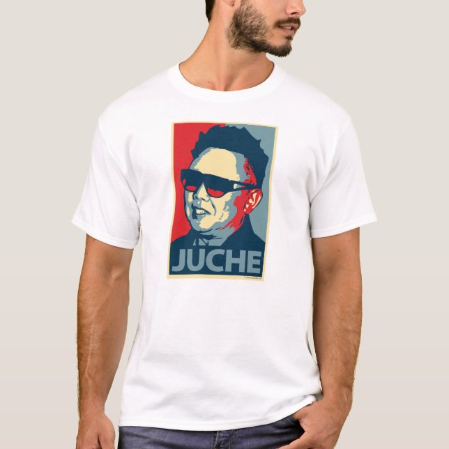 Kim Jong Il - Juche : T-shirt d'OHP (Devant)