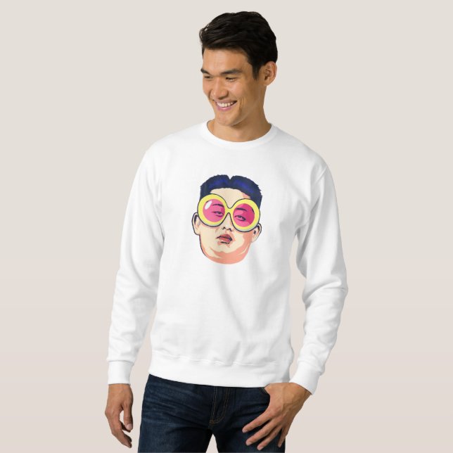 Kim Jong Un à la mode nord-coréenne - Sweatshirt (Devant entier)