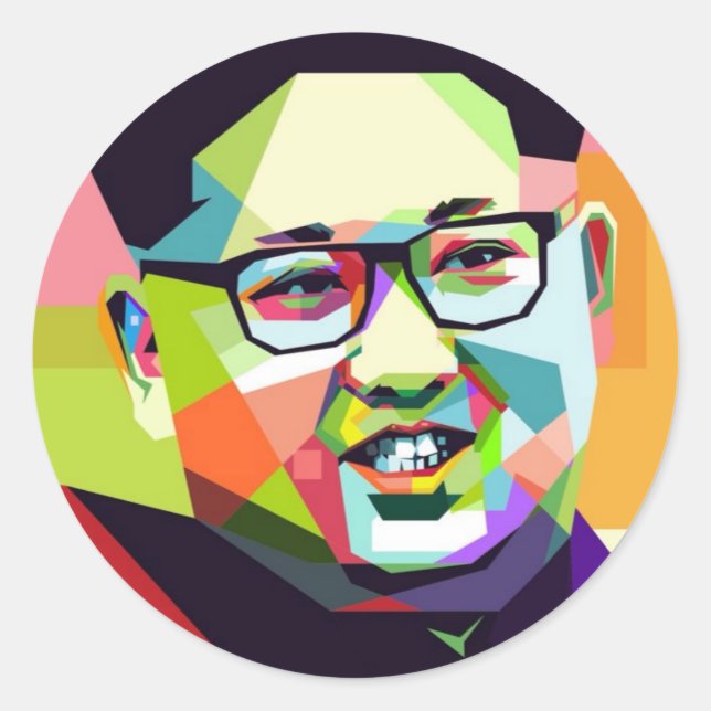 Kim Jong Un Cher Leader Sticker (Devant)