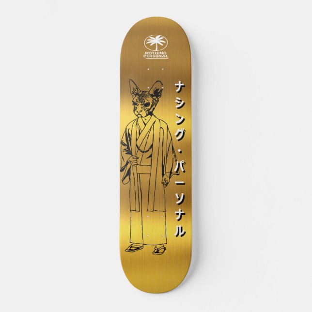 Kimono Cat Skateboard Nothing Personal (Recto)
