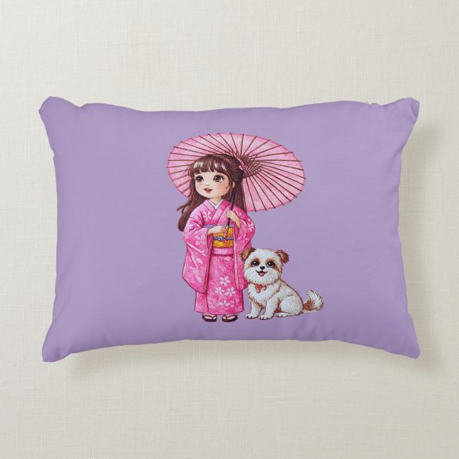 Kimono Cutie et Coussin chiot (Devant)