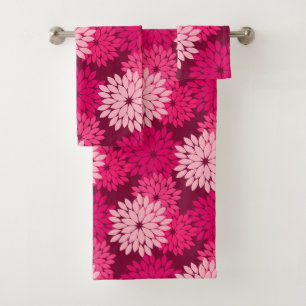 Kimono floral moderne Imprimer, Coral rose et Bour